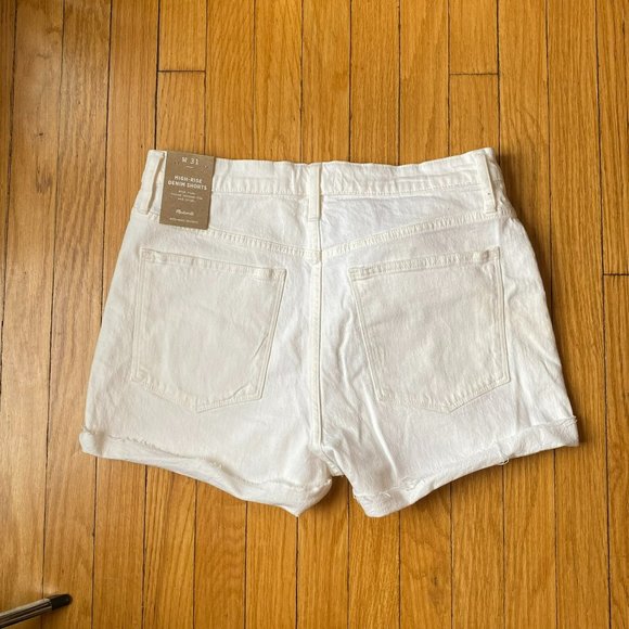White Madewell Shorts NWT - Picture 1 of 3